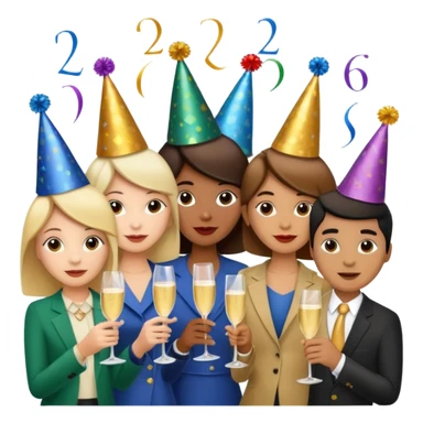 Happy New Year 2026 sticker