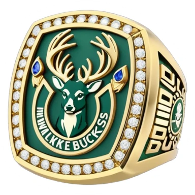 Milwaukee bucks championship ring sticker