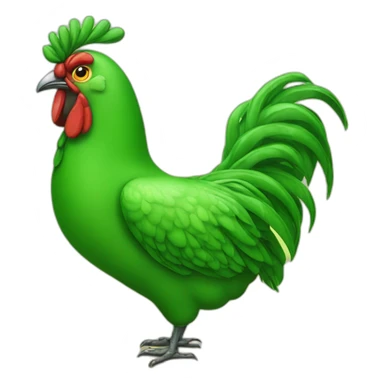 pea-cock sticker