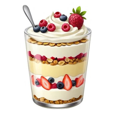 Yogurt fruit parfaits sticker