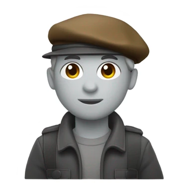 Béret  simple tout seul  sticker