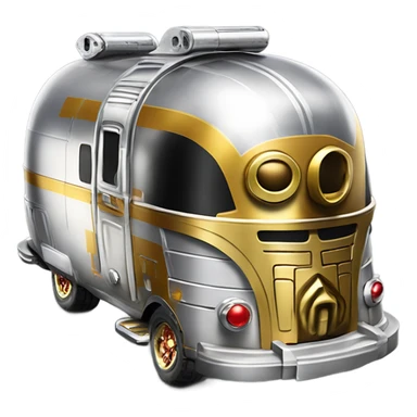 1936 Long wheelbase airstream Hot Wheels 2014 Star Wars C-3PO Van Character Cars sticker