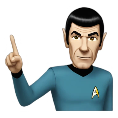 Spock live long and prosper sticker