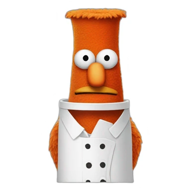 Beaker from the Muppets sticker