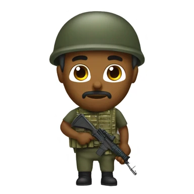 Make me a bosnian soldier sticker