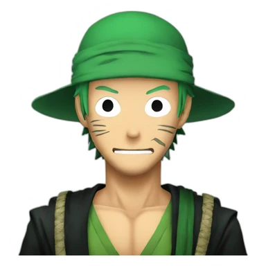 zoro one piece sticker
