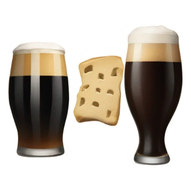 Guiness with split g  sticker