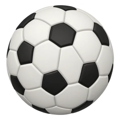 classic black and white soccer ball sticker