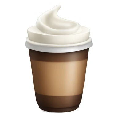 Coffe with milk sticker