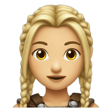 Girl Viking  sticker