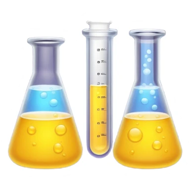 hi-lighters lemon baking soda uv light glowing formula in beaker/ test tube and baking soda in lab sticker