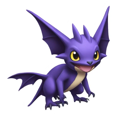  Noibat-Noivern-Nargacuga-Fakémon sticker