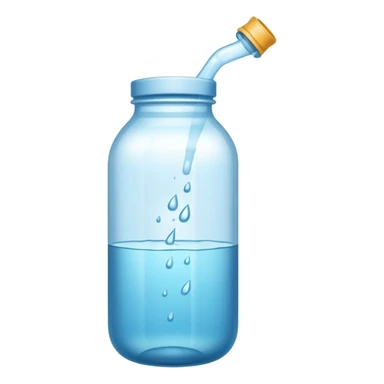 botella de agua sticker