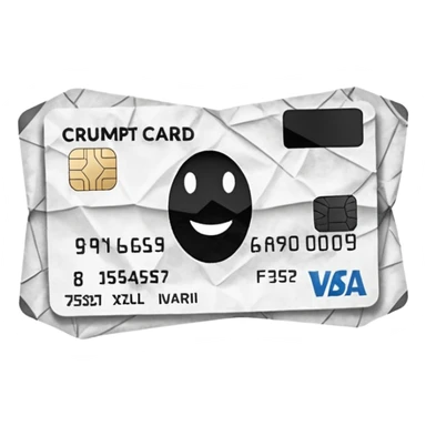 credit card receipt sticker