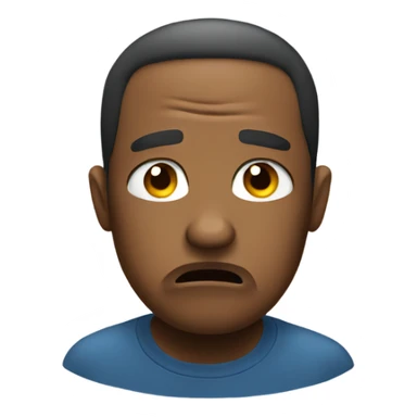 Emoji face annoyed sticker