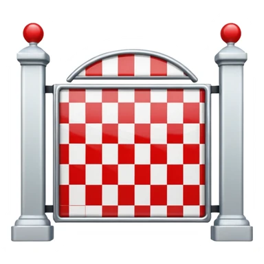 a race finish gate sticker