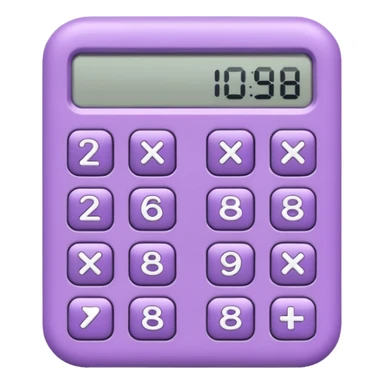 LILAC CALCULATOR sticker