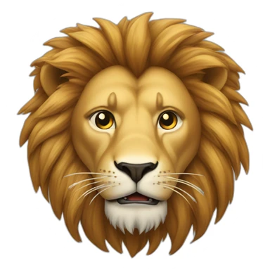Un lion qui fumme de cigarettes sticker
