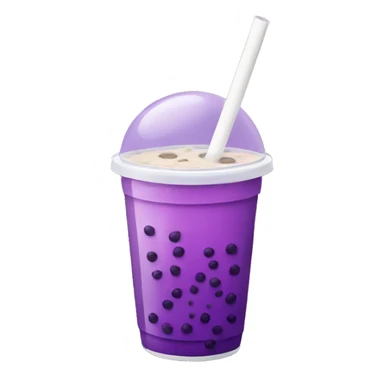 purple bubble tea  sticker