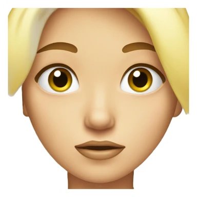 Pretty girl, blonde, facepalm  sticker