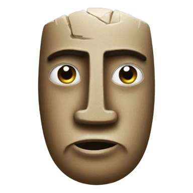 Easter egg island head with hearts sticker