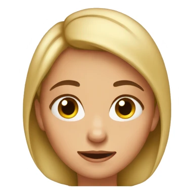  Girl rolling eyes sticker