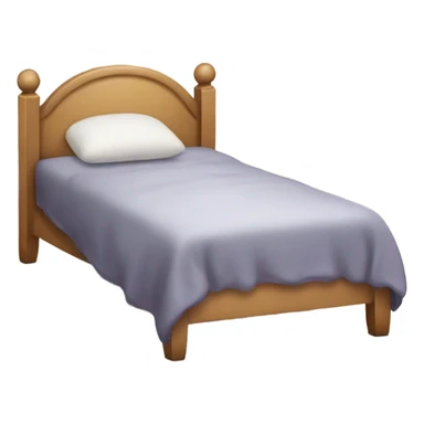 perdona durmiendo en una cama  sticker