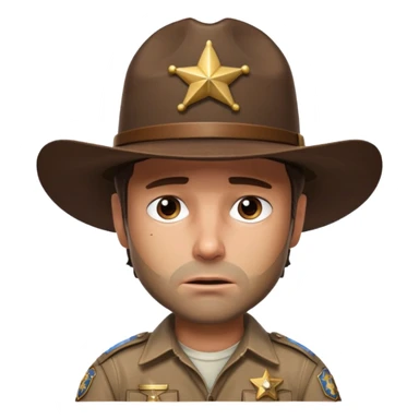 Rick Grimes sticker