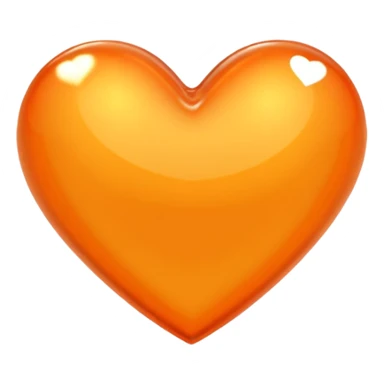 Gold heart symbol on black background. Looks like a jewelry piece. Colors: gold, black, some orange. Glossy shine, simple style. sticker