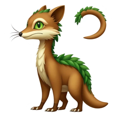  Fakémon-Bagbean-Vernid-creature (full body) sticker