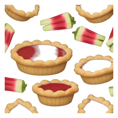 rhubarb pie sticker