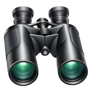binoculars with shine sticker