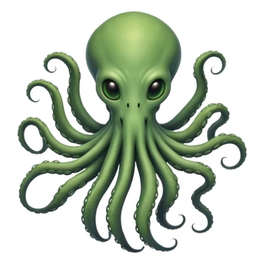 full body peacefull alien witgh tenticals sticker