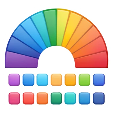 color palete sticker