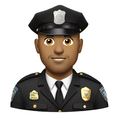the rock in a cop outfit sticker