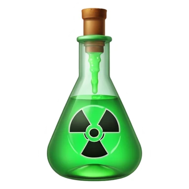 toxic bottle sticker