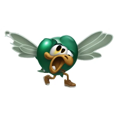 Fly eagles fly on the road to victory sticker