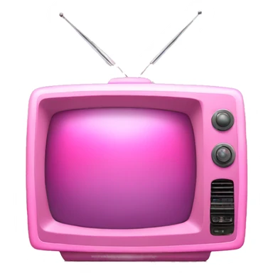 Pink tv sticker