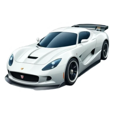 An icon showing a sleek car speeding down a winding road, inspired by Need for Speed. The design features dynamic motion lines, with a stunning, scenic background of mountains and forests. The car races past, creating a sense of thrill and speed. Transparent background. sticker