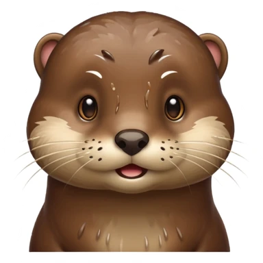 confused otter  sticker