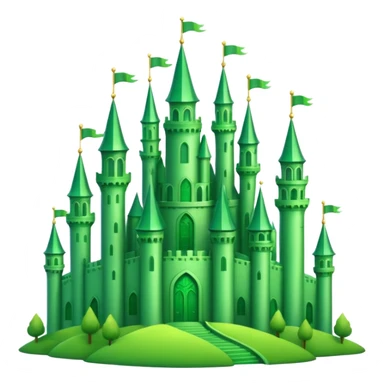 the emerald city from the wizard of oz sticker
