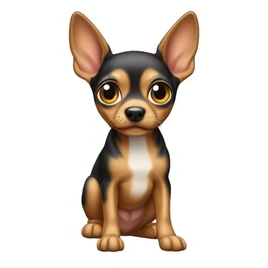 Miniature pincher ￼ sticker