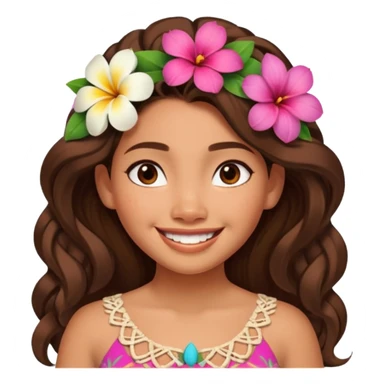 Emoji de la princesa  Moana  sticker