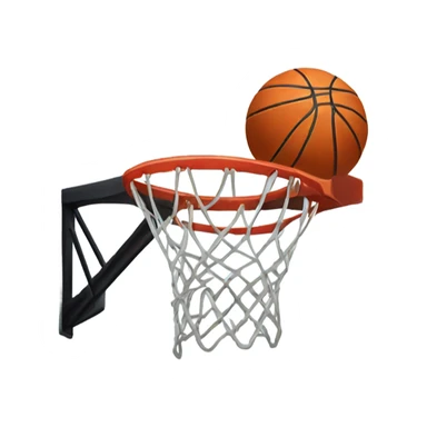 Basketball hoop sticker