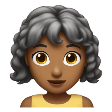 Meilleures amies trois fille deux brune et une noire sticker