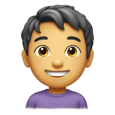 Cheeky kids playing  sticker