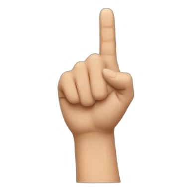 finger pointing at me being selected sticker