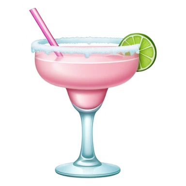 Frozen baby pink margarita sticker