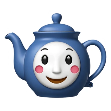 question mark teapot emoji, friendly sticker