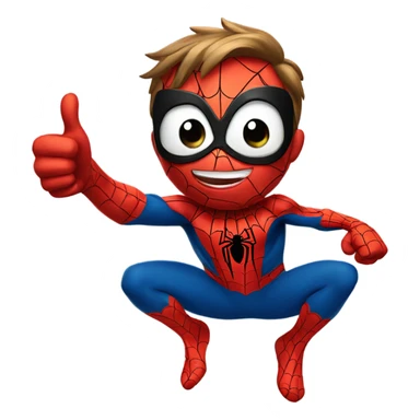 spider-man giving a thumbs up sticker